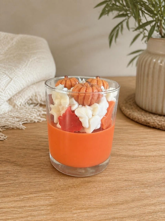 Pumpkin Spice Candles,, 280gm, Oramge