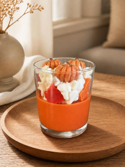 Pumpkin Spice Candles,, 280gm, Oramge