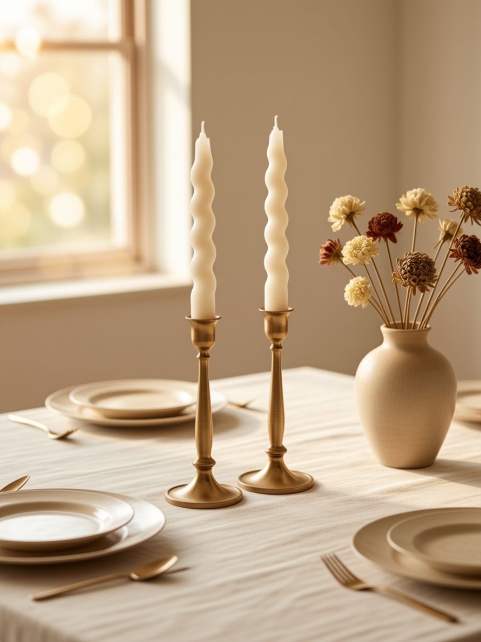 Spiral Taper Candle (Set of 2)
