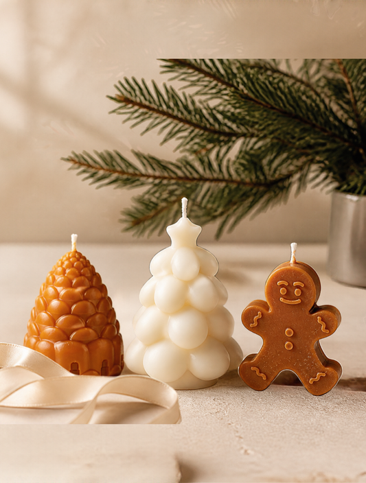 Gingerbread Forest Candle Gift Set (Pack of 3)