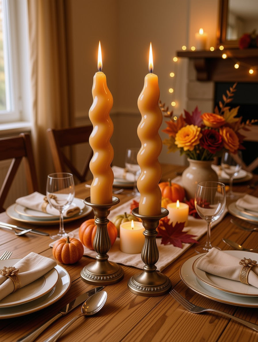 Spiral Taper Candle (Set of 2)