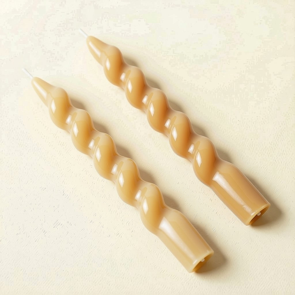 Spiral Taper Candle (Set of 2)
