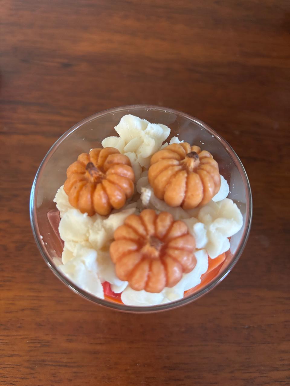 Pumpkin Spice Candles,, 280gm, Oramge