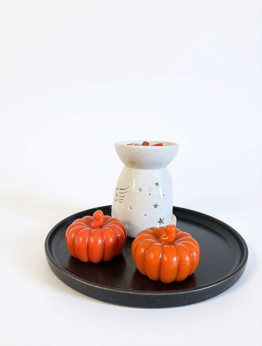 Pumpkin Shaped  Candle (Set of 2)